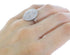 Sterling Silver Cubic Zirconia Ring Size 7-1/4 AS55004